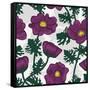 Seamless Floral Pattern-Fuzzyfox-Framed Stretched Canvas