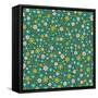 Seamless Floral Pattern-teiasokhadze-Framed Stretched Canvas