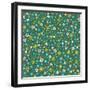 Seamless Floral Pattern-teiasokhadze-Framed Art Print