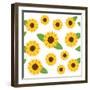 Seamless Floral Pattern-sldesign78-Framed Art Print