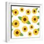 Seamless Floral Pattern-sldesign78-Framed Art Print