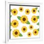 Seamless Floral Pattern-sldesign78-Framed Art Print