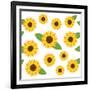 Seamless Floral Pattern-sldesign78-Framed Art Print