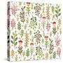 Seamless Floral Pattern-lenlis-Stretched Canvas