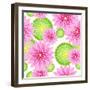 Seamless Flower Pattern-Mirage3-Framed Art Print