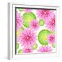 Seamless Flower Pattern-Mirage3-Framed Art Print