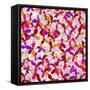 Seamless Flowers-lena laska-Framed Stretched Canvas