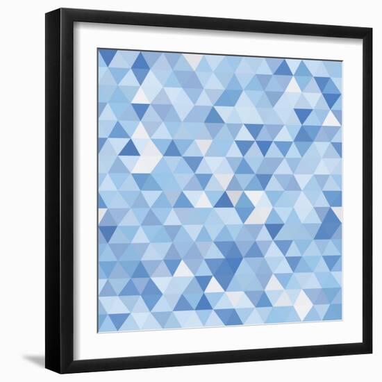 Seamless Geometric Background. Mosaic. Abstract Vector Illustration. Can Be Used for Wallpaper, Web-Login-Framed Art Print