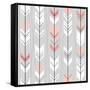 Seamless Geometric Pattern In Retro Style-Alisa Foytik-Framed Stretched Canvas