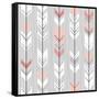 Seamless Geometric Pattern In Retro Style-Alisa Foytik-Framed Stretched Canvas