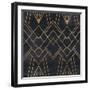 Seamless Geometric Pattern on Paper Texture. Art Deco Background-Irtsya-Framed Art Print