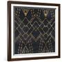 Seamless Geometric Pattern on Paper Texture. Art Deco Background-Irtsya-Framed Art Print