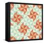 Seamless Geometric Pattern With Origami Elements-incomible-Framed Stretched Canvas