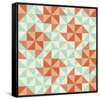 Seamless Geometric Pattern With Origami Elements-incomible-Framed Stretched Canvas