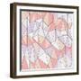 Seamless Geometric Pattern with Triangular Grid-tairen-Framed Art Print