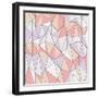 Seamless Geometric Pattern with Triangular Grid-tairen-Framed Art Print