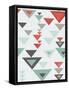 Seamless Geometric Triangle Pattern-Ms.Moloko-Framed Stretched Canvas