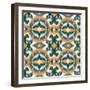 Seamless Ikat Pattern-MarinaZakharova-Framed Photographic Print