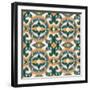 Seamless Ikat Pattern-MarinaZakharova-Framed Photographic Print