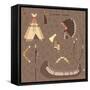 Seamless Indian Pattern-destra-Framed Stretched Canvas