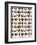 Seamless Japanese Food Pattern-notkoo-Framed Art Print