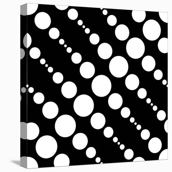 Seamless Monochrome Design-Maksim Krasnov-Stretched Canvas