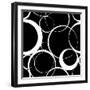 Seamless Monochrome Design-Maksim Krasnov-Framed Art Print