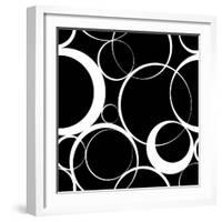 Seamless Monochrome Design-Maksim Krasnov-Framed Art Print