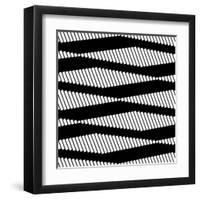 Seamless Monochrome Design-Maksim Krasnov-Framed Art Print