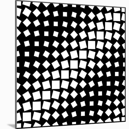 Seamless Monochrome Texture-Maksim Krasnov-Mounted Art Print