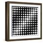 Seamless Monochrome Texture-Maksim Krasnov-Framed Art Print