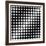 Seamless Monochrome Texture-Maksim Krasnov-Framed Art Print