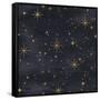 Seamless Night Sky Pattern. Elegant Stars Background-Irtsya-Framed Stretched Canvas