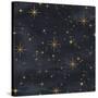 Seamless Night Sky Pattern. Elegant Stars Background-Irtsya-Stretched Canvas