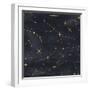 Seamless Night Sky Pattern. Elegant Stars Background-Irtsya-Framed Art Print