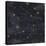 Seamless Night Sky Pattern. Elegant Stars Background-Irtsya-Stretched Canvas