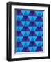 Seamless Of Triangle And Diamond Geometric Shapes-smarnad-Framed Art Print