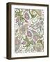 Seamless Paisley Pattern-Jallom-Framed Art Print