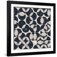 Seamless Pattern Background, Halftone, with Circles, Grungy, Seamless-Kirsten Hinte-Framed Art Print