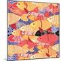 Seamless Pattern of Bright Fish-Tatiana Korchemkina-Mounted Art Print