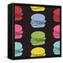 Seamless Pattern of Fast Food Burgers-ircy-Framed Stretched Canvas