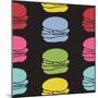 Seamless Pattern of Fast Food Burgers-ircy-Mounted Art Print