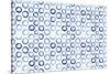 Seamless Pattern of Watercolor Blue Circles in Polka Dot Style-Katerina Izotova Art Lab-Stretched Canvas
