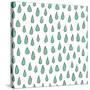 Seamless Pattern. Vector Background with Drops. Design for Prints, Shirts and Posters.-Qilli-Stretched Canvas