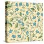 Seamless Pattern with Cornflowers Flowers-Little_cuckoo-Stretched Canvas