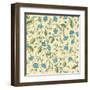 Seamless Pattern with Cornflowers Flowers-Little_cuckoo-Framed Art Print