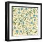 Seamless Pattern with Cornflowers Flowers-Little_cuckoo-Framed Art Print