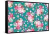 Seamless Pattern with Country Roses-Ma ry-Framed Stretched Canvas