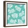 Seamless Pattern with Cute Sheep.-Baksiabat-Framed Art Print