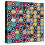 Seamless Pattern With Headphones And Vinyl Record-incomible-Stretched Canvas